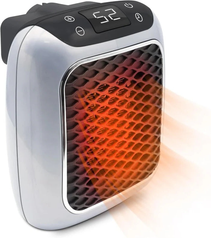 Vikbua™ Keramisk varmeovn 800 W for stikkontakt med LED-display
