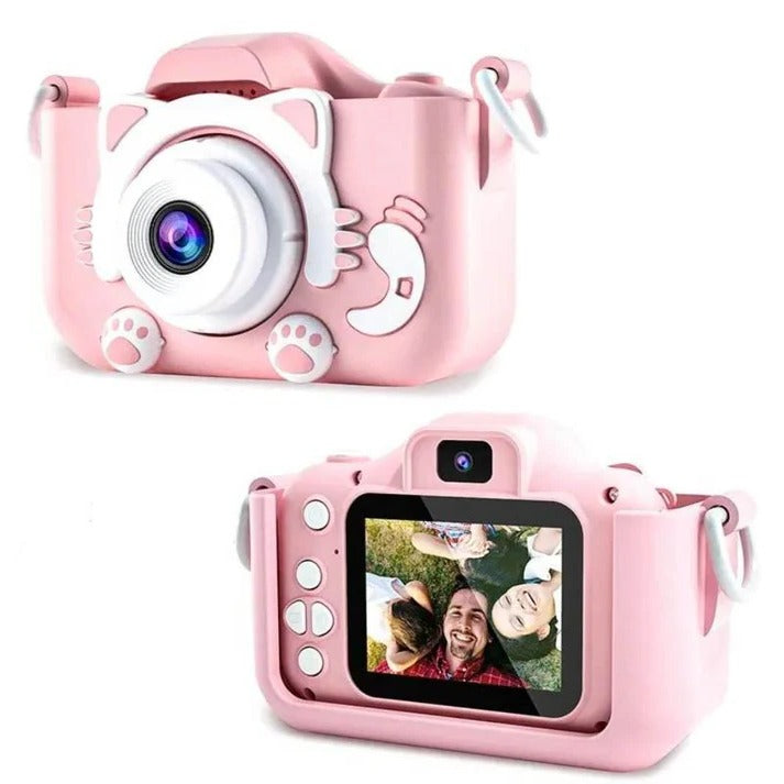 Vikbua™ Digitalkamera for barn med 1080P video, doble linser og zoom