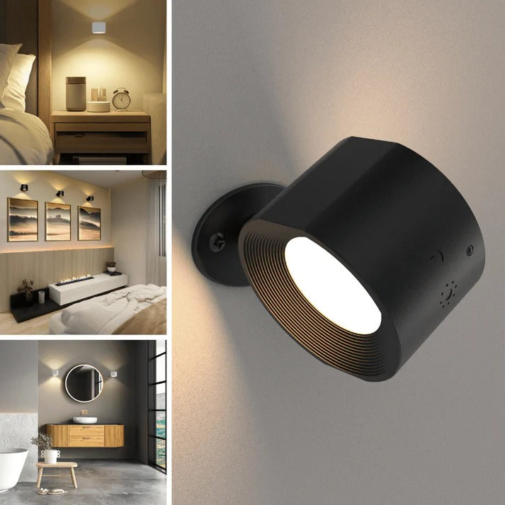 Vikbua™ Oppladbar LED-vegglampe med magnetfeste som roterer 360°