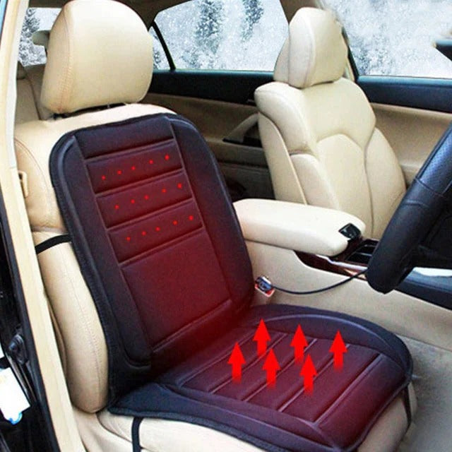 Vikbua™ Varmepute til bilsete 12V med justerbar temperatur