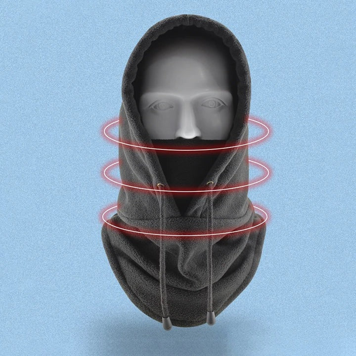 Vikbua™ Balaklava i fleece med justerbar snor til ski og kulde