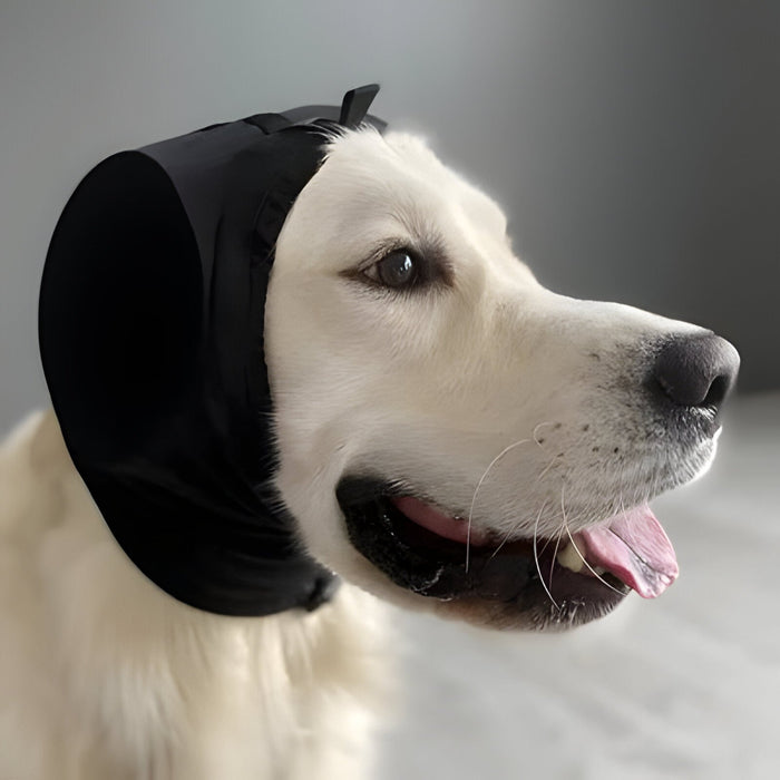Vikbua™ Hørselvern for hund i hettemodell, demper lyd og varmer