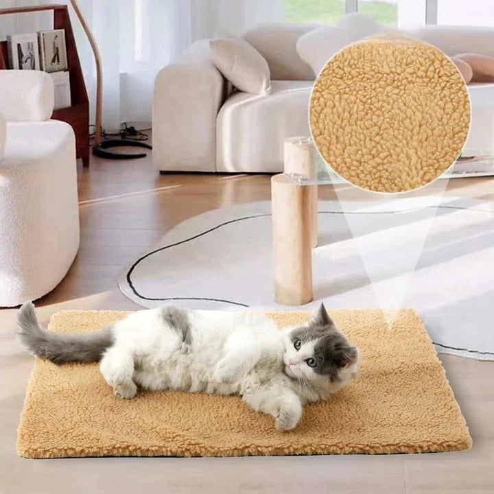 Vikbua™ Selvvarmende teppe til katt og hund uten ledning