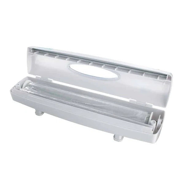 Vikbua™ Holder for plastfolie og aluminiumsfolie med innebygd kutter