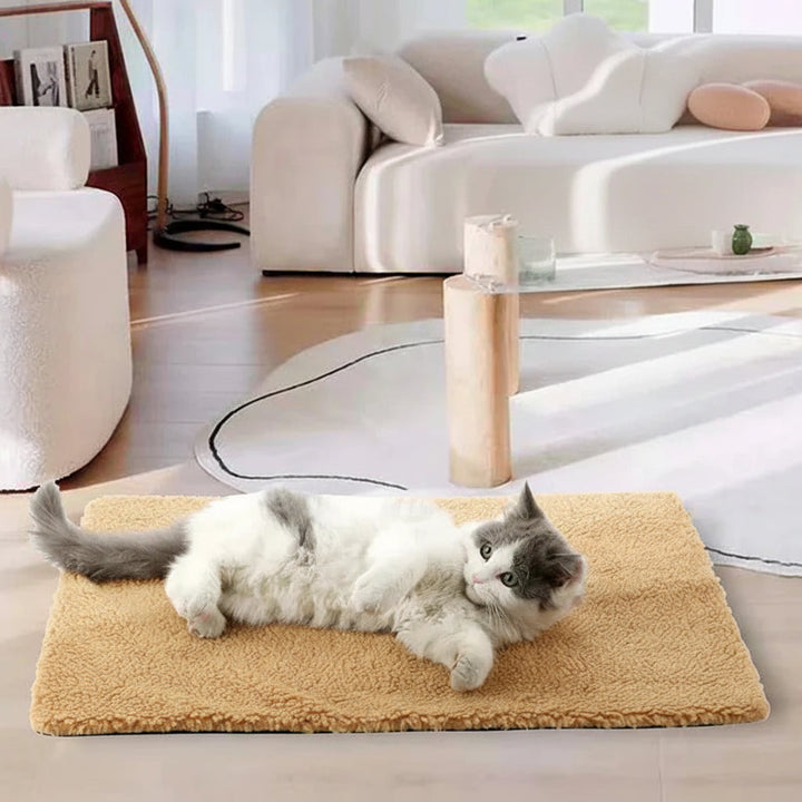 Vikbua™ Selvvarmende teppe til katt og hund uten ledning