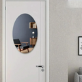 Vikbua™ Selvklebende oval speil i akryl – monteres uten boring