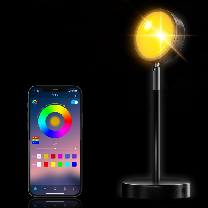 Vikbua™ Smart solnedgangslampe med appstyring og millioner av farger