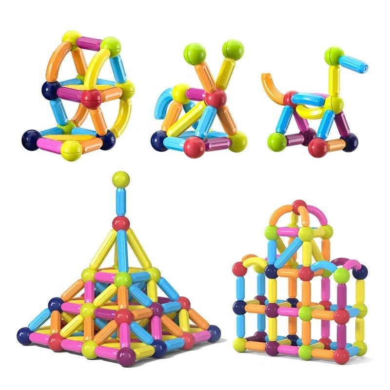 Vikbua™ Magnetiske byggeklosser for kreativ lek i 3D