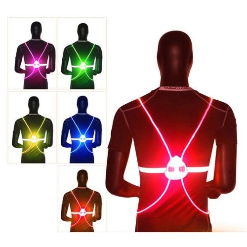 Vikbua™ Refleksvest med LED-lys, 360° synlighet og 3 lysmoduser