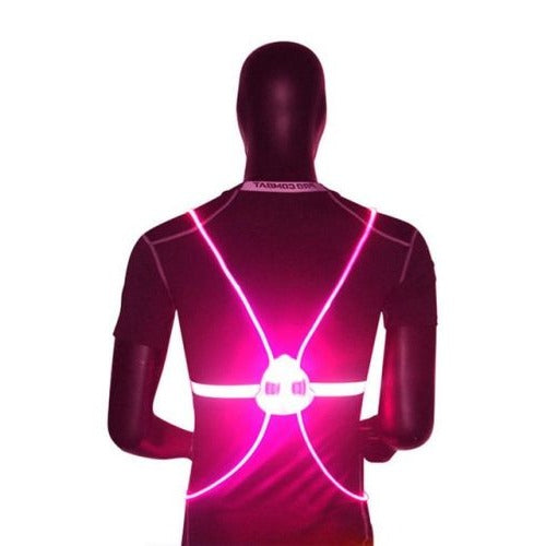 Vikbua™ Refleksvest med LED-lys, 360° synlighet og 3 lysmoduser