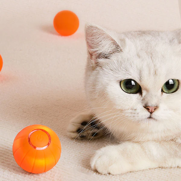 Vikbua™ Selvrullende smart katteball med 3 lekemoduser