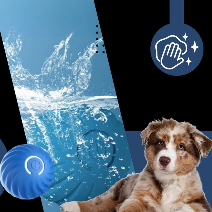 Vikbua™ Selvrullende hundeball som unngår hindringer, oppladbar