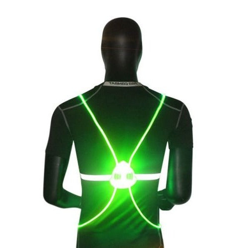 Vikbua™ Refleksvest med LED-lys, 360° synlighet og 3 lysmoduser