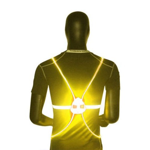 Vikbua™ Refleksvest med LED-lys, 360° synlighet og 3 lysmoduser