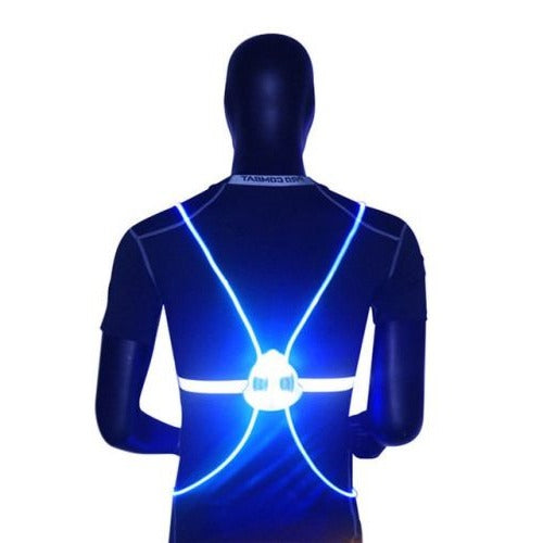 Vikbua™ Refleksvest med LED-lys, 360° synlighet og 3 lysmoduser