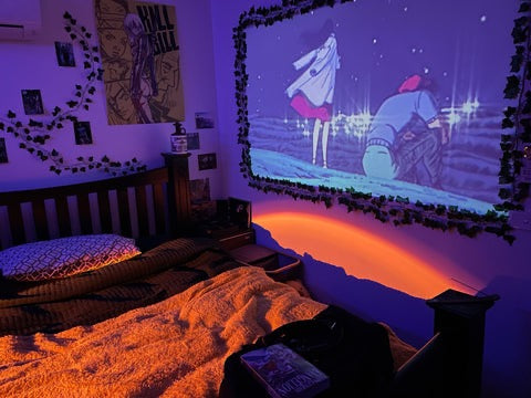 Vikbua™ Miniprojektor for hjemmekino med innebygd høyttaler