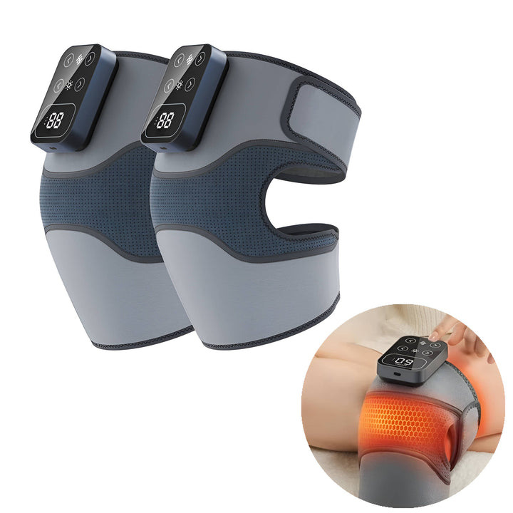 Vikbua™ Trådløs knemassasjeapparat med varme og vibrasjon