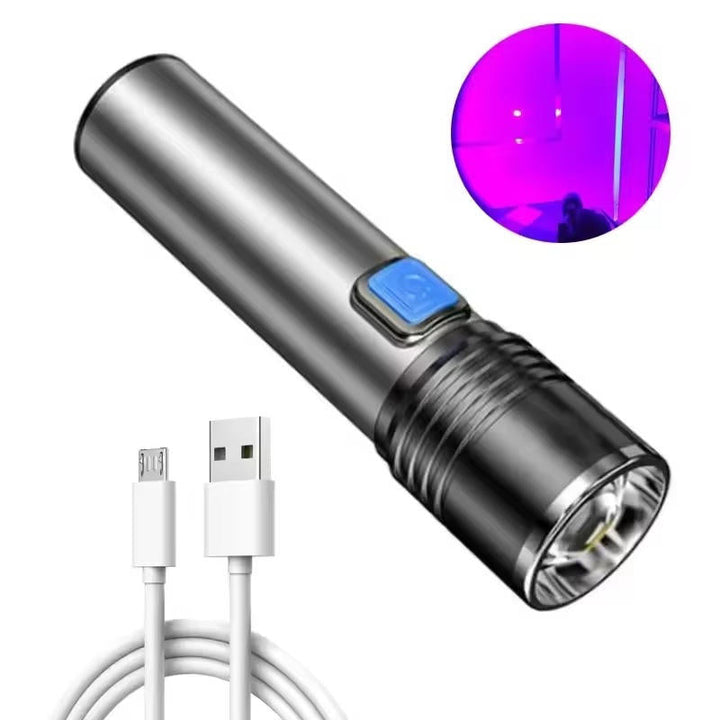 Vikbua™ UV-lommelykt 395 nm med zoom for å finne flekker fra dyr