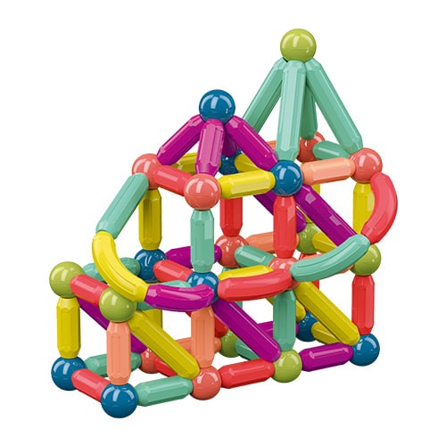 Vikbua™ Magnetiske byggepinner og kuler for kreativ 3D-bygging