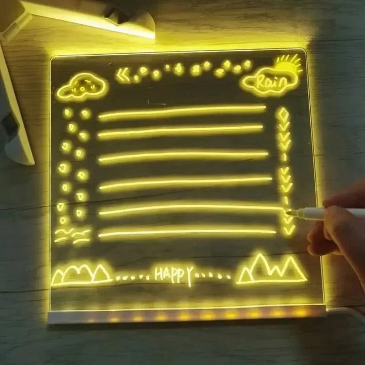 Vikbua™ Selvlysende LED-tavle med sammenleggbart stativ
