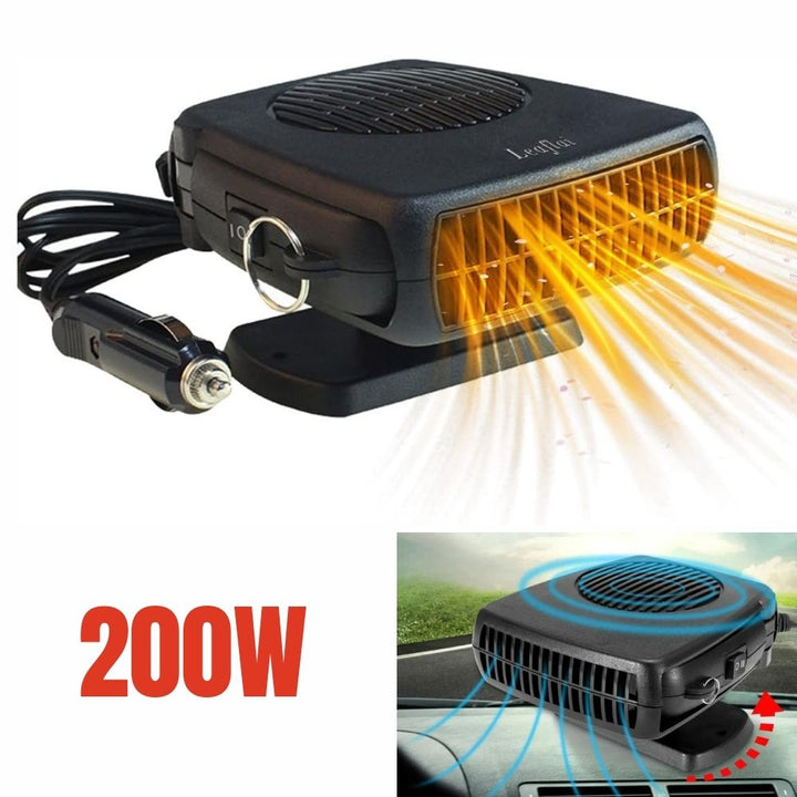 Vikbua™ Bærbar keramisk bilvarmer 12V med 150W/300W