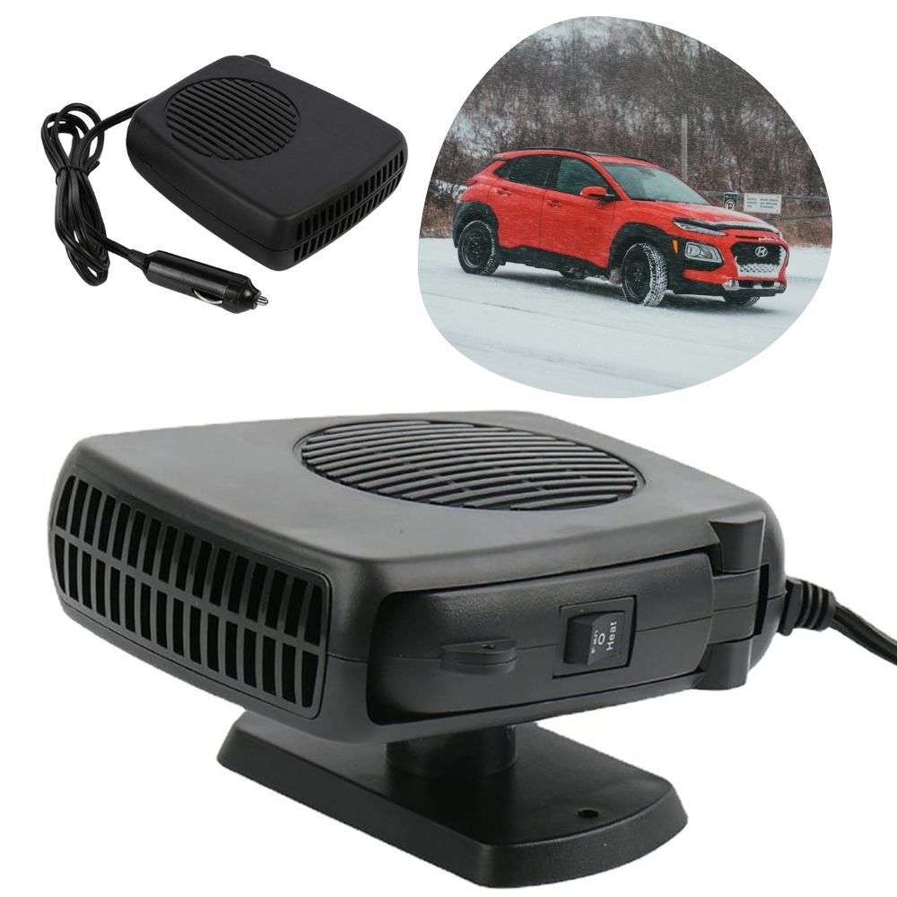 Vikbua™ Bærbar keramisk bilvarmer 12V med 150W/300W
