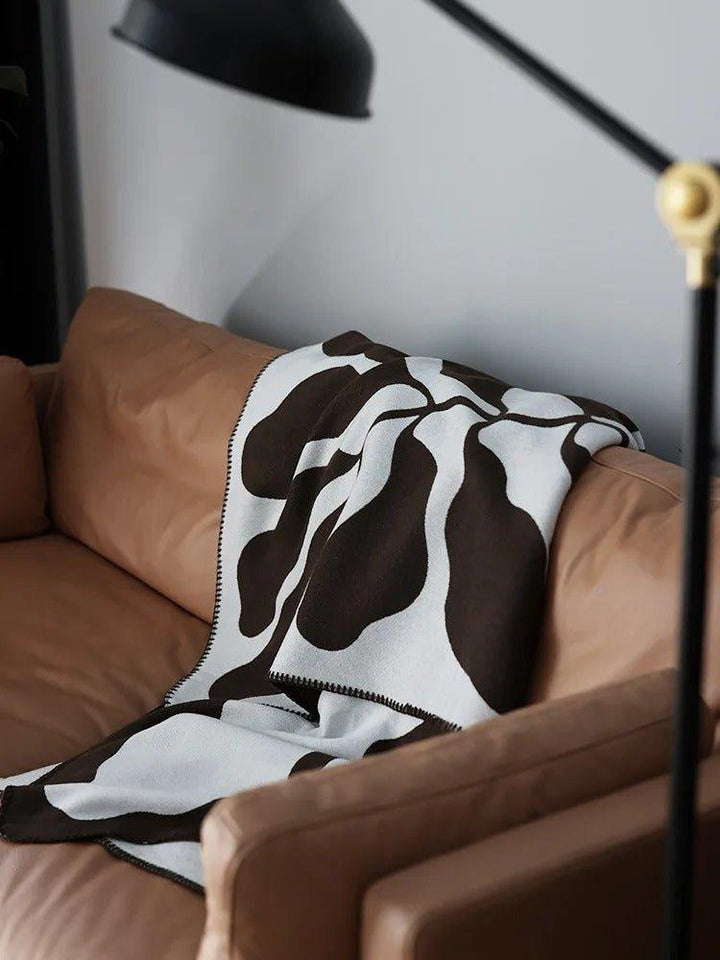 Vikbua™ Boho-pledd med abstrakt mønster i skandinavisk stil