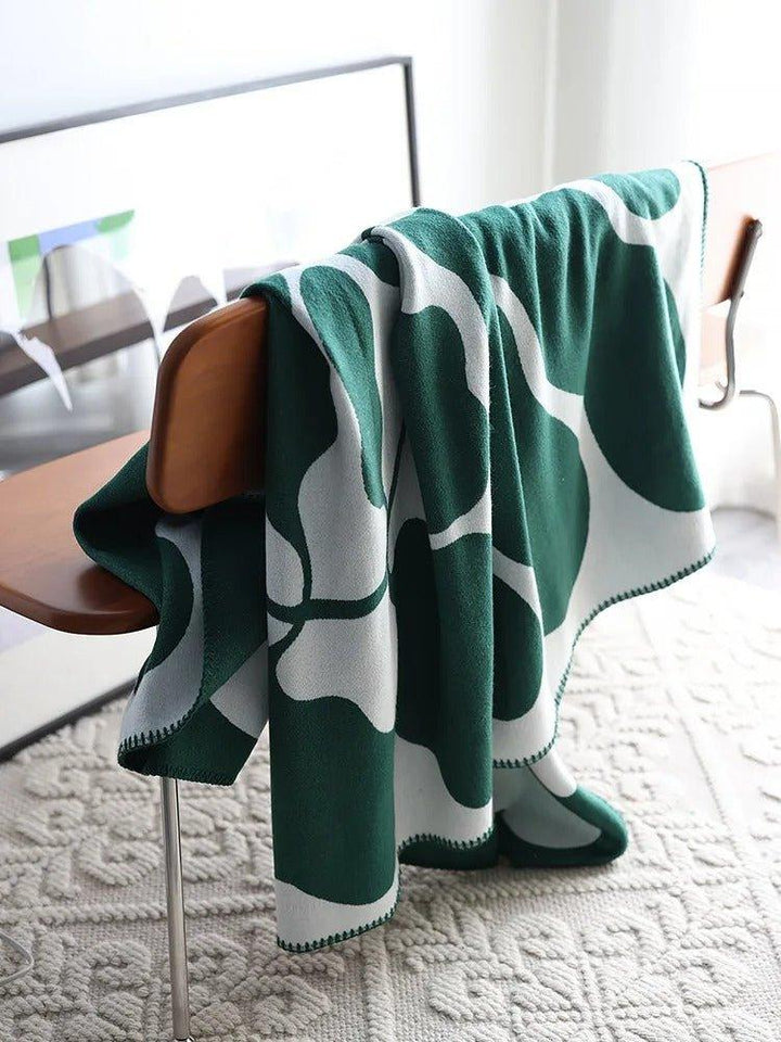 Vikbua™ Boho-pledd med abstrakt mønster i skandinavisk stil