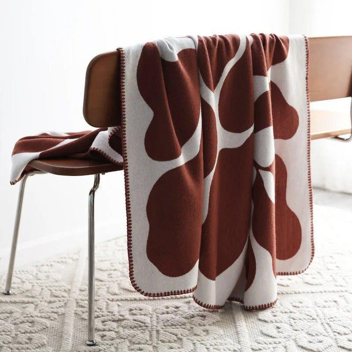 Vikbua™ Boho-pledd med abstrakt mønster i skandinavisk stil