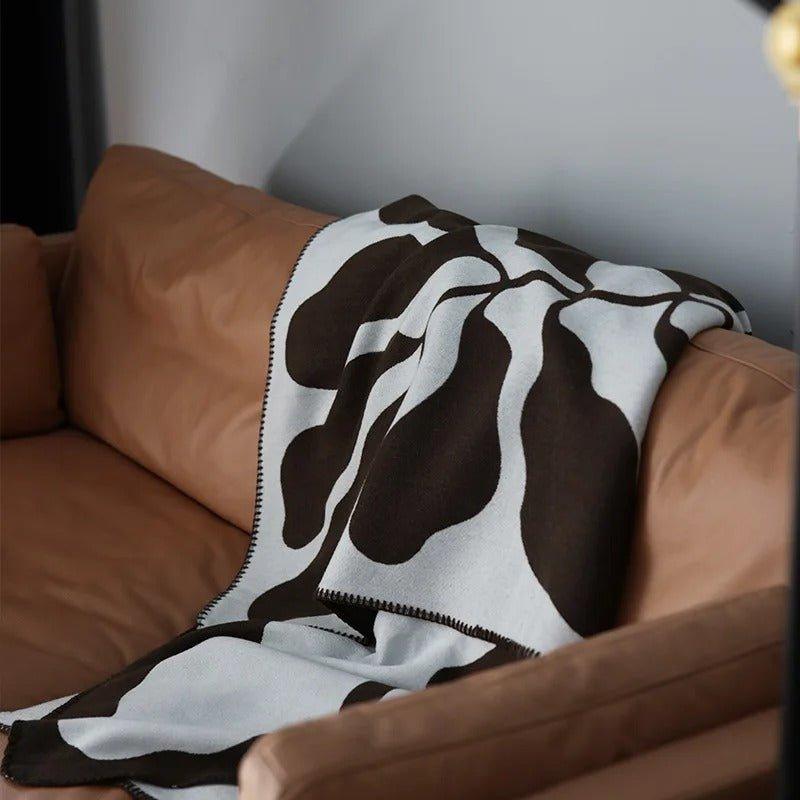Vikbua™ Boho-pledd med abstrakt mønster i skandinavisk stil