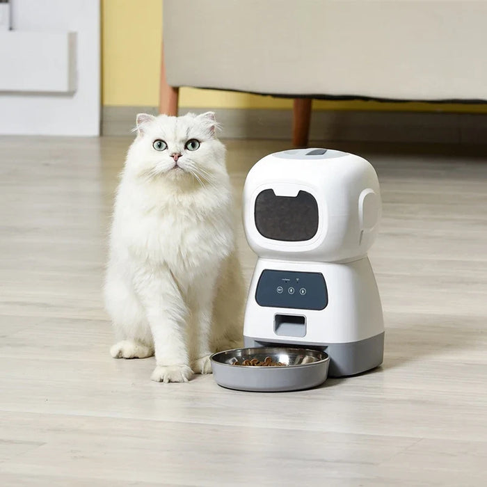 Vikbua™ Automatisk fôrautomat med taleopptak for katt og hund