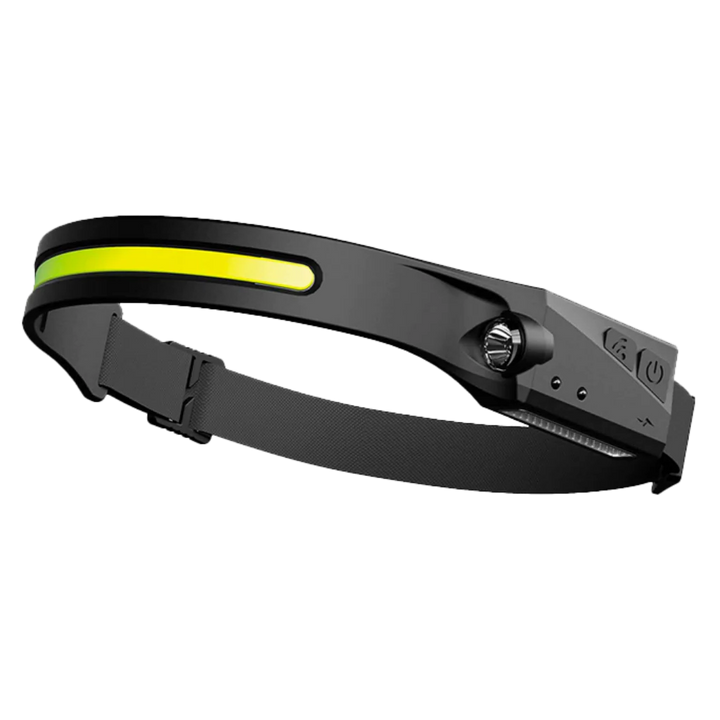 Vikbua™ Oppladbar LED-hodelykt med bevegelsessensor, 350 lumen