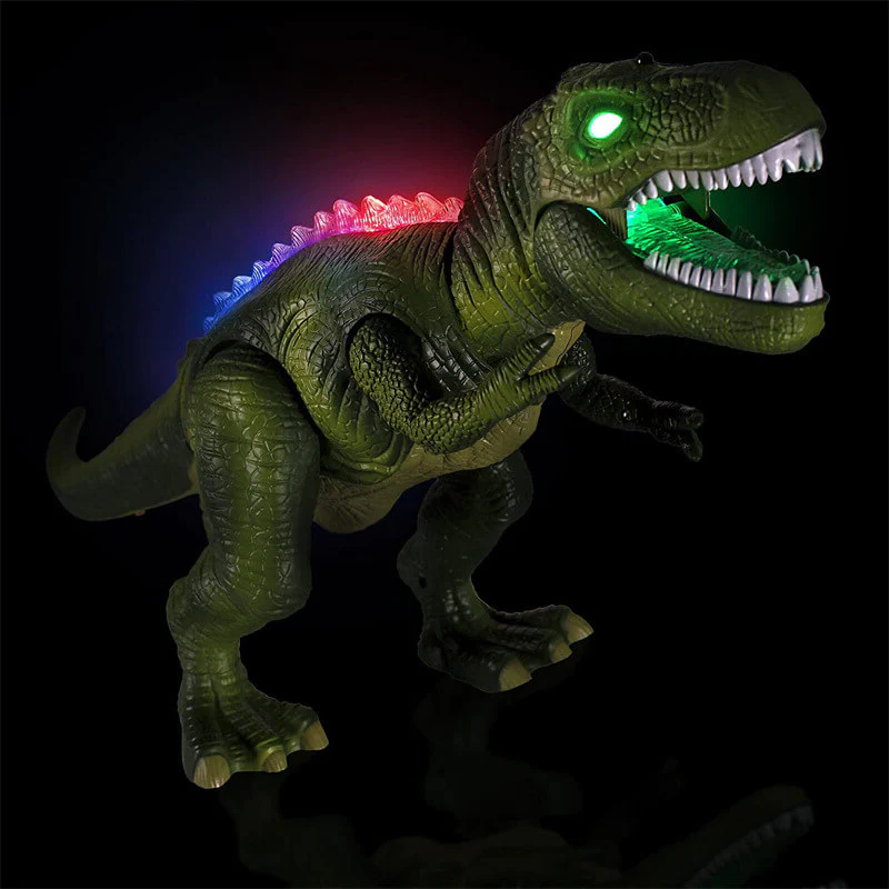 Vikbua™ Fjernstyrt T-rex som går, brøler og lyser i flere farger