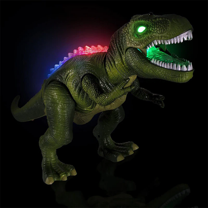 Vikbua™ Fjernstyrt T-rex som går, brøler og lyser i flere farger