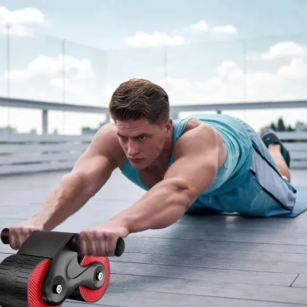Vikbua™ Magehjul med dobbel fjærretur og innebygd mobilholder