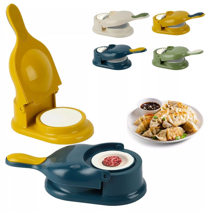 Vikbua™ Dumplingsform 2-i-1 med deigpresse for perfekte kanter