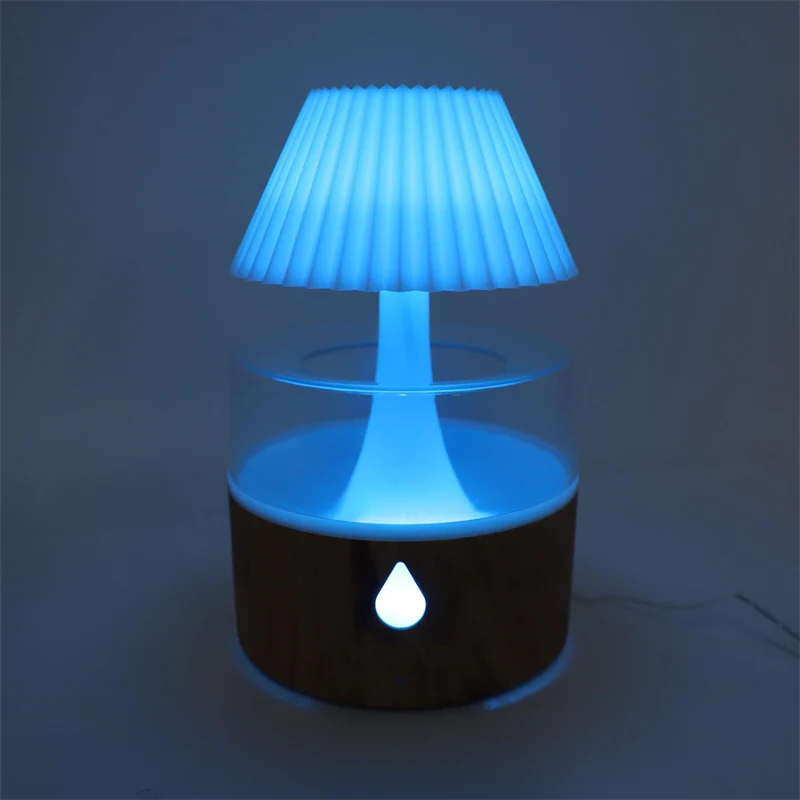 Vikbua™ Regnsky-luftfukter og duftspreder med nattlampe