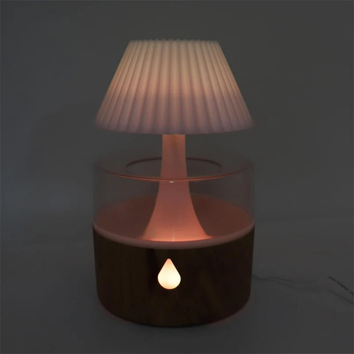 Vikbua™ Regnsky-luftfukter og duftspreder med nattlampe