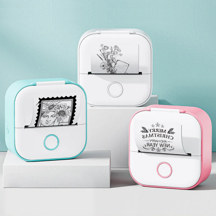 Vikbua™ Mini termoskriver med Bluetooth for etiketter og bilder