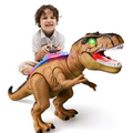Vikbua™ Fjernstyrt T-rex som går, brøler og lyser i flere farger