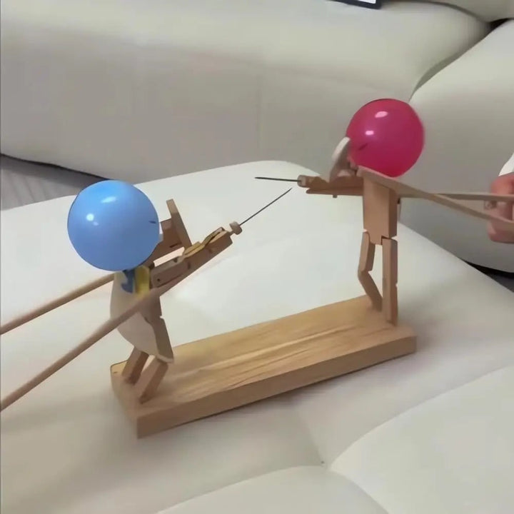 Vikbua™ Ballongfekting i tre – selskapsspill for to spillere
