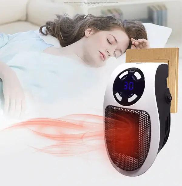 Vikbua™ Varmeovn for stikkontakt 500 W med digital termostat