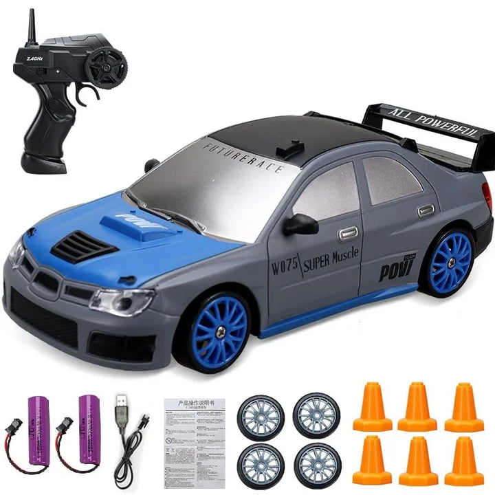 Vikbua™ Fjernstyrt minidriftbil med LED-lys og ekstra hjul