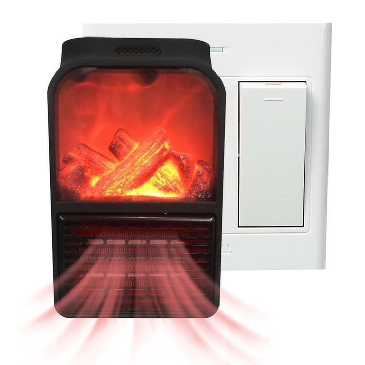 Vikbua™ Varmeovn med flammeeffekt, fjernkontroll og timer