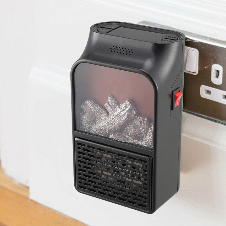 Vikbua™ Varmeovn med flammeeffekt, fjernkontroll og timer