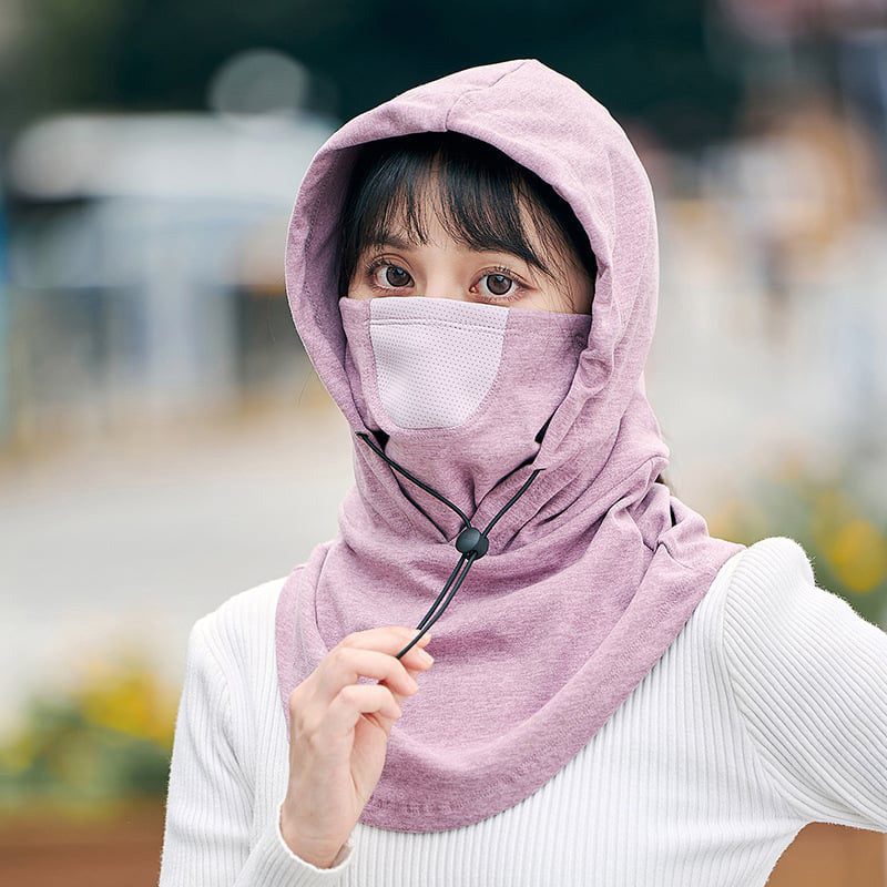 Vikbua™ Sykkelhette med ansiktsmaske og innebygd halsvarmer