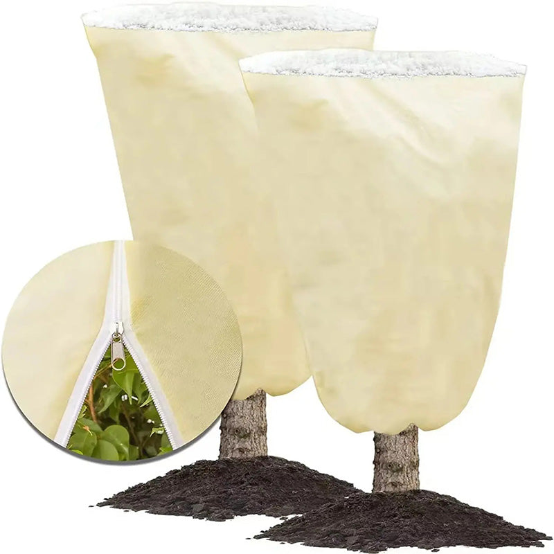 Vikbua™ Frostbeskyttelse for planter med snor – vinterdekke til hagen