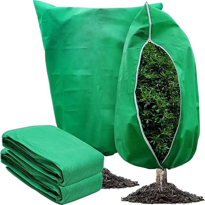 Vikbua™ Frostbeskyttelse for planter med snor – vinterdekke til hagen