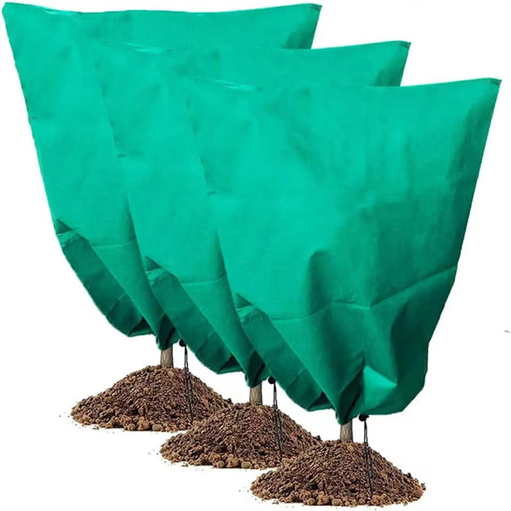 Vikbua™ Frostbeskyttelse for planter med snor – vinterdekke til hagen