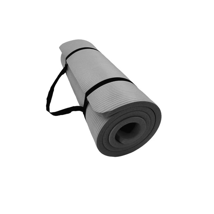 Vikbua™ Tykk sklisikker yogamatte med bærestropp